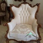 مبل استیل کد 004 شانل دسته چوبی