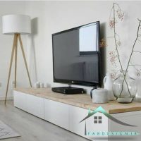 میز تلویزیون طرح چوب جنس MDF