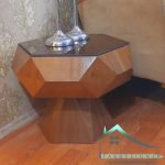 میز عسلی چند ضلعی ساده