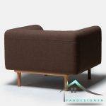 مبل راحتی کاپر تک نفره کد 8