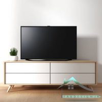 میز تلویزیون اسپرت دو رنگ ساده
