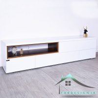 میز تلویزیون دو رنگ AT