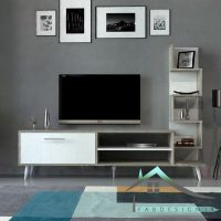 Brown wood design TV table 160