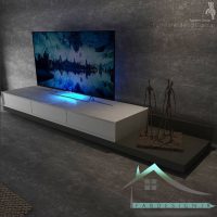 میز تلویزیون دو رنگ MDS-2
