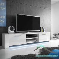میز تلویزیون هایگلاس ال ای دی دار مدل MDS-63