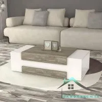 میز جلو مبلی کتابخانه دار کد 8