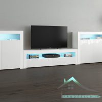 میز تلویزیون هایگلاس دارای باکس مدل WAYFAIR-50