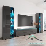 میز تلویزیون هایگلاس دارای باکس مدل WAYFAIR-52