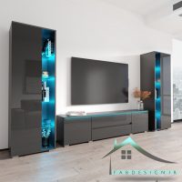 میز تلویزیون هایگلاس دارای باکس مدل WAYFAIR-52