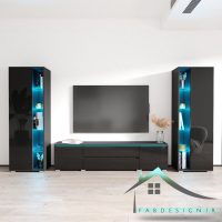 میز تلویزیون هایگلاس دارای باکس مدل WAYFAIR-53
