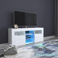 میز تلویزیون هایگلاس مدل FABTABLE-124