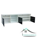 میز تلویزیون هایگلاس مدل FABTABLE-141 - Image 2