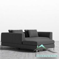 مبل ال ریلکسی پایه استیل کد 63