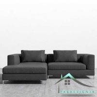 مبل ال ریلکسی پایه استیل کد 63