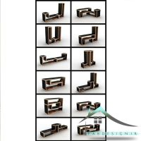 میز تلویزیون چند حالته مدل FABTABLE-159