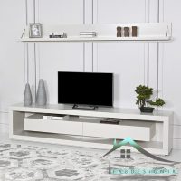 میز تلویزیون ضد خش با شلف مدل FABTABLE-188