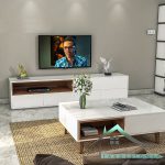 ست میز تلویزیون و میز جلومبلی fabset-196