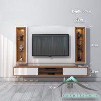 ست میز تلویزیون و میز جلومبلی fabset-202