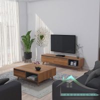 ست میز تلویزیون و میز جلومبلی fabset-204