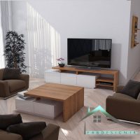 ست میز تلویزیون و میز جلومبلی fabset-208