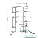 کتابخانه مدرن مدل libfab-2