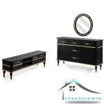 ست میز تلویزیون آینه کنسول fabset-222