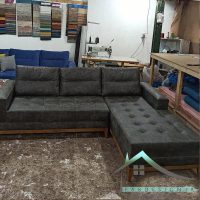 مبل ال TV با پایه چوب روس کد 266