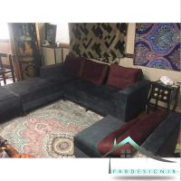 مبل ال تی وی با پاف و مبل تک کد 236