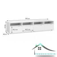 میز تلویزیون لاکچری fabtable-264