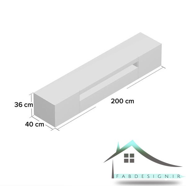 میز تلویزیون لاکچری fabtable-265 2 میز تلویزیون لاکچری fabtable-265