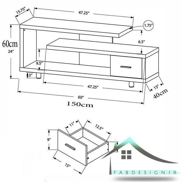 میز تلویزیون لاکچری fabtable-269 4 میز تلویزیون لاکچری fabtable-269