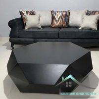 میز جلومبلی چند ضلعی مشکی