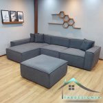 مبل ال راحتی 5 نفره با پاف دو کاره Luxurysofa-33
