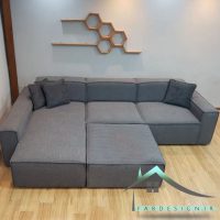 مبل ال راحتی 5 نفره با پاف دو کاره Luxurysofa-33