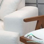مبل ال راحتی 3 نفره با تکی چوبی Luxurysofa-94