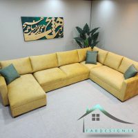 مبل یو راحتی 9 نفره Luxurysofa-163