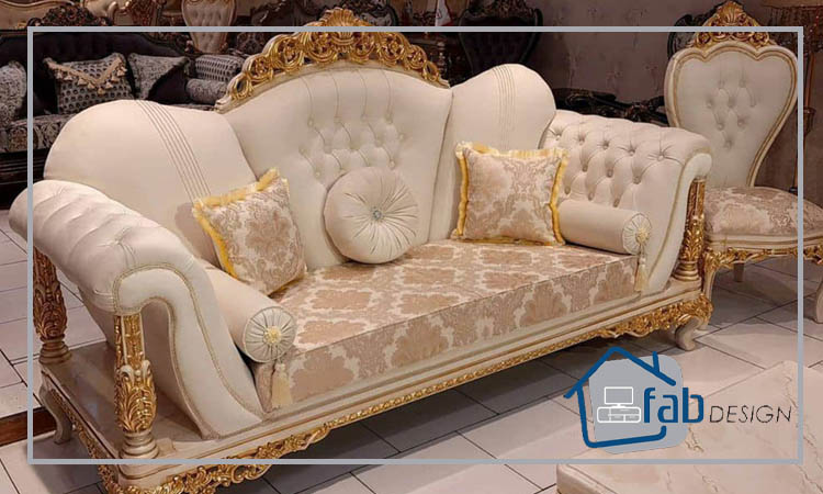 مبل سلطنتی - بررسی ۴ مدل مبل استیل و سلطنتی مناسب منازل کوچک