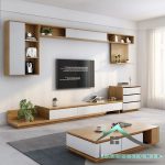 ست میز تلویزیون و جلومبلی fabset-141