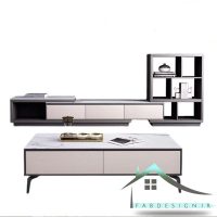 ست میز تلویزیون و جلومبلی fabset-147
