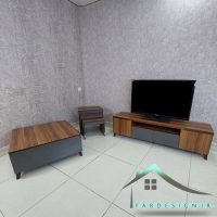 ست میز تلویزیون و جلومبلی با عسلی fabset-166