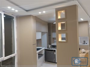 10 300x225 - اجرای تی وی وال و کابینت و آینه دکوراتیو