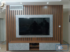 56 300x225 - اجرای تمام ام دی اف با رنگ کاری و نورپردازی تی وی وال