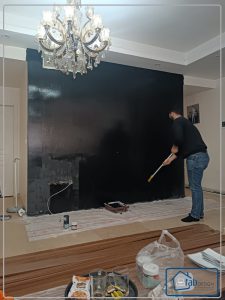59 225x300 - اجرای تمام ام دی اف با رنگ کاری و نورپردازی تی وی وال