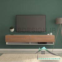 میز تلویزیون دیواری زمینی درب دار fabtable-310