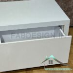 میز تلویزیون ساده کلاسیک سفید fabtable-326 - Image 4