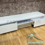 میز تلویزیون ساده کلاسیک سفید fabtable-326