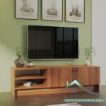 میز تلویزیون طبقه ای درب دار fabtable-309