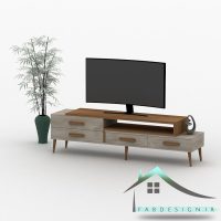 میز تلویزیون قهوه ای خاکی fabtable-277 2 میز تلویزیون قهوه ای خاکی fabtable-277